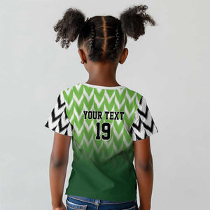 Custom Nigeria Football Kid T shirt The Super Eagles Rise
