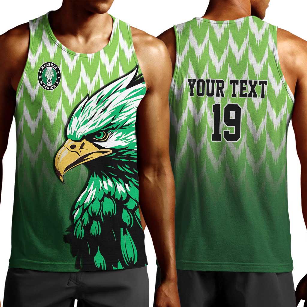Custom Nigeria Football Men Tank Top The Super Eagles Rise