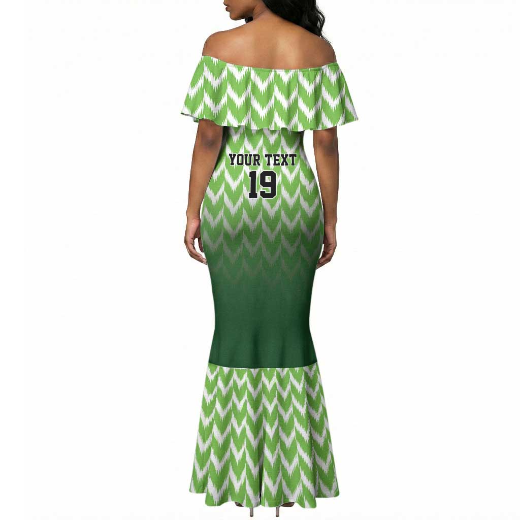 Custom Nigeria Football Mermaid Dress The Super Eagles Rise