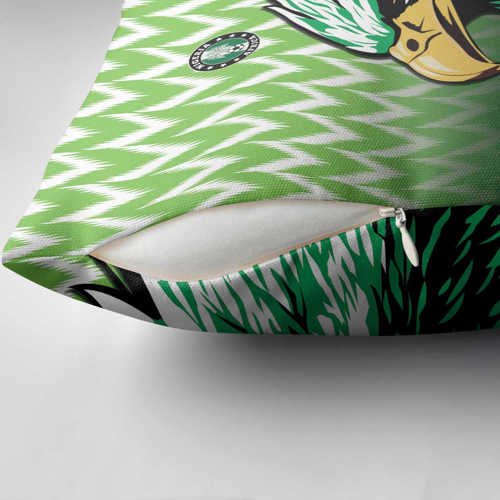 Nigeria Football Pillow Cover The Super Eagles Rise