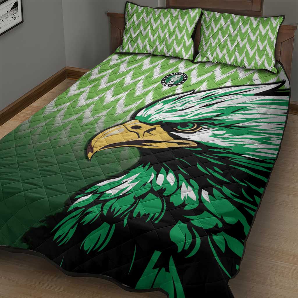 Nigeria Football Quilt Bed Set The Super Eagles Rise