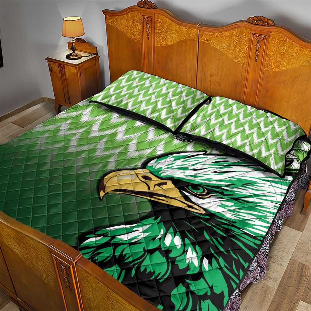 Nigeria Football Quilt Bed Set The Super Eagles Rise