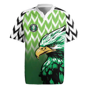 Custom Nigeria Football Rugby Jersey The Super Eagles Rise