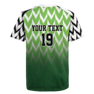 Custom Nigeria Football Rugby Jersey The Super Eagles Rise