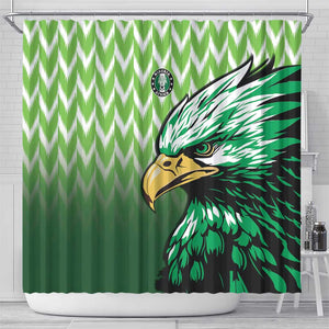 Nigeria Football Shower Curtain The Super Eagles Rise