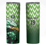 Custom Nigeria Football Skinny Tumbler The Super Eagles Rise