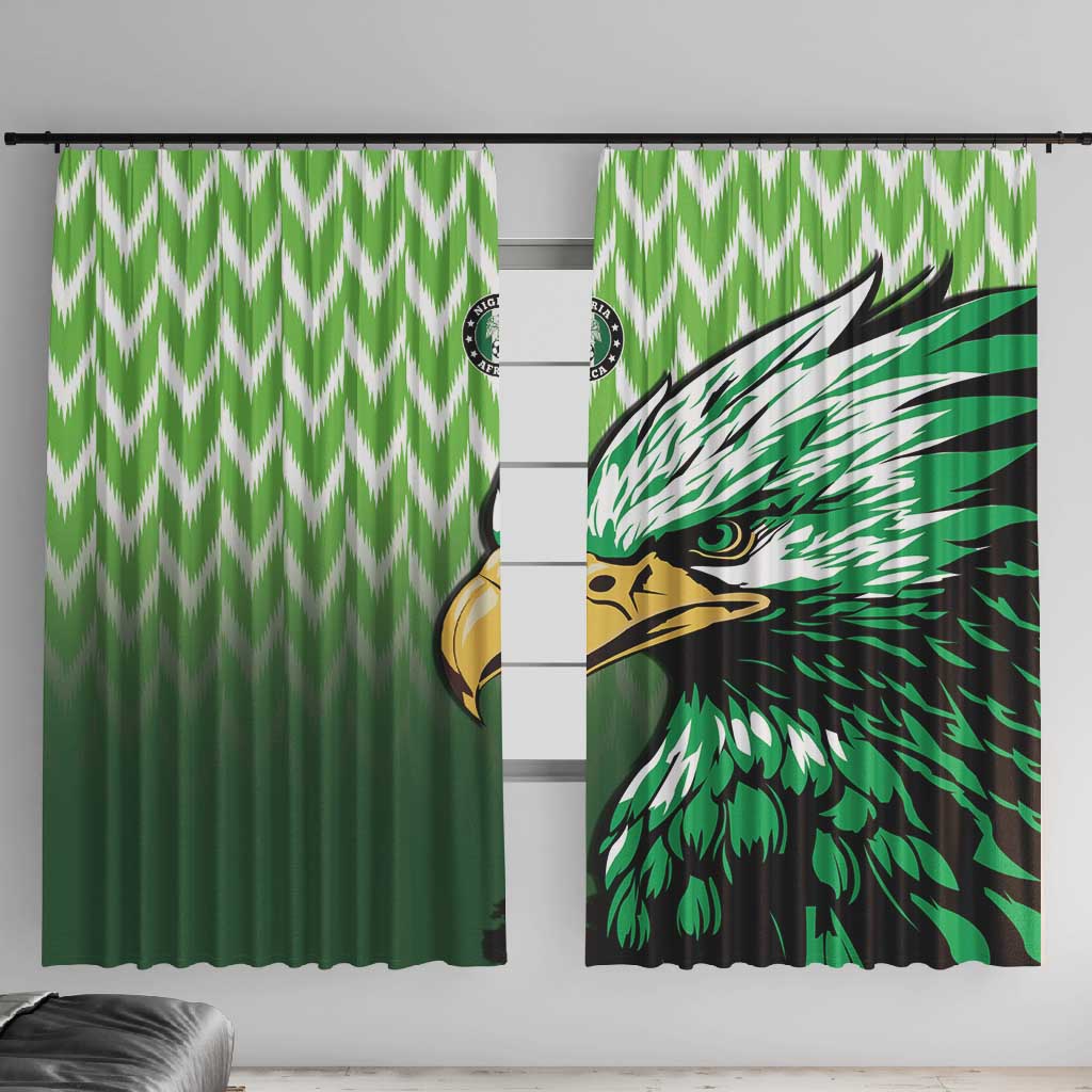 Nigeria Football Window Curtain The Super Eagles Rise
