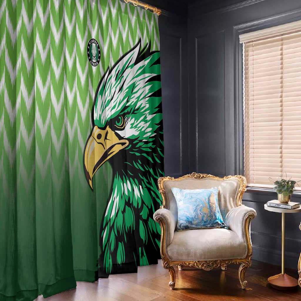 Nigeria Football Window Curtain The Super Eagles Rise