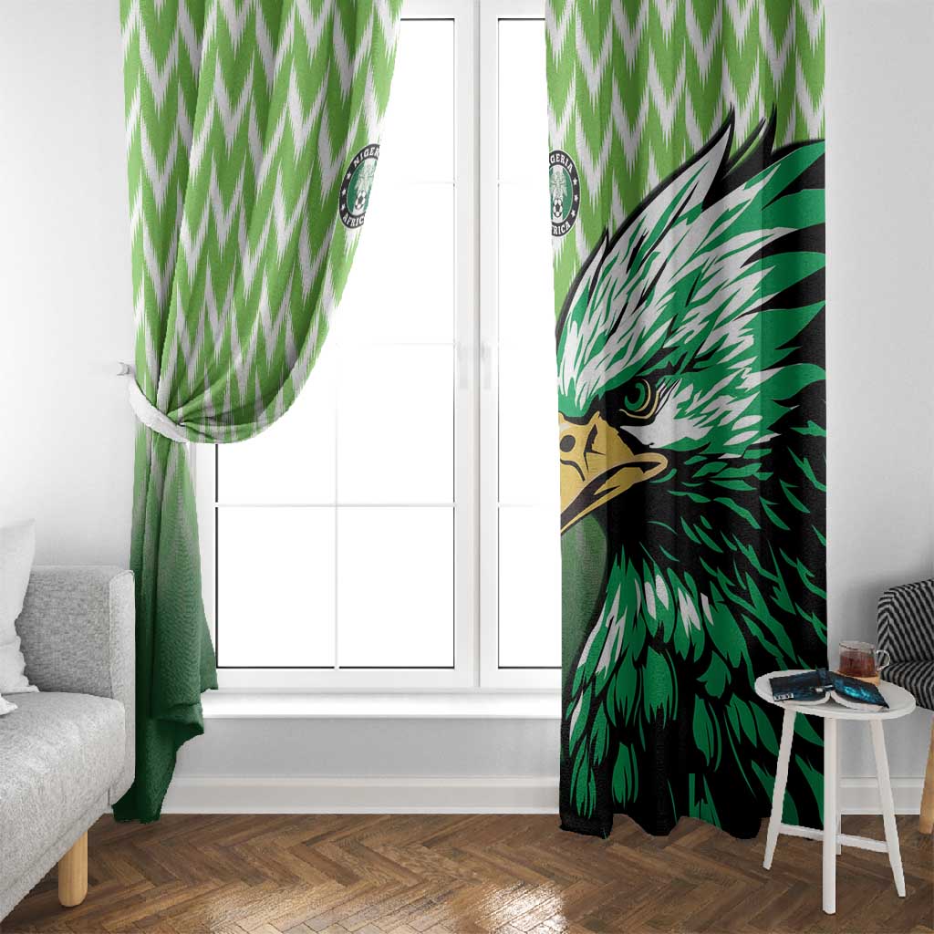 Nigeria Football Window Curtain The Super Eagles Rise