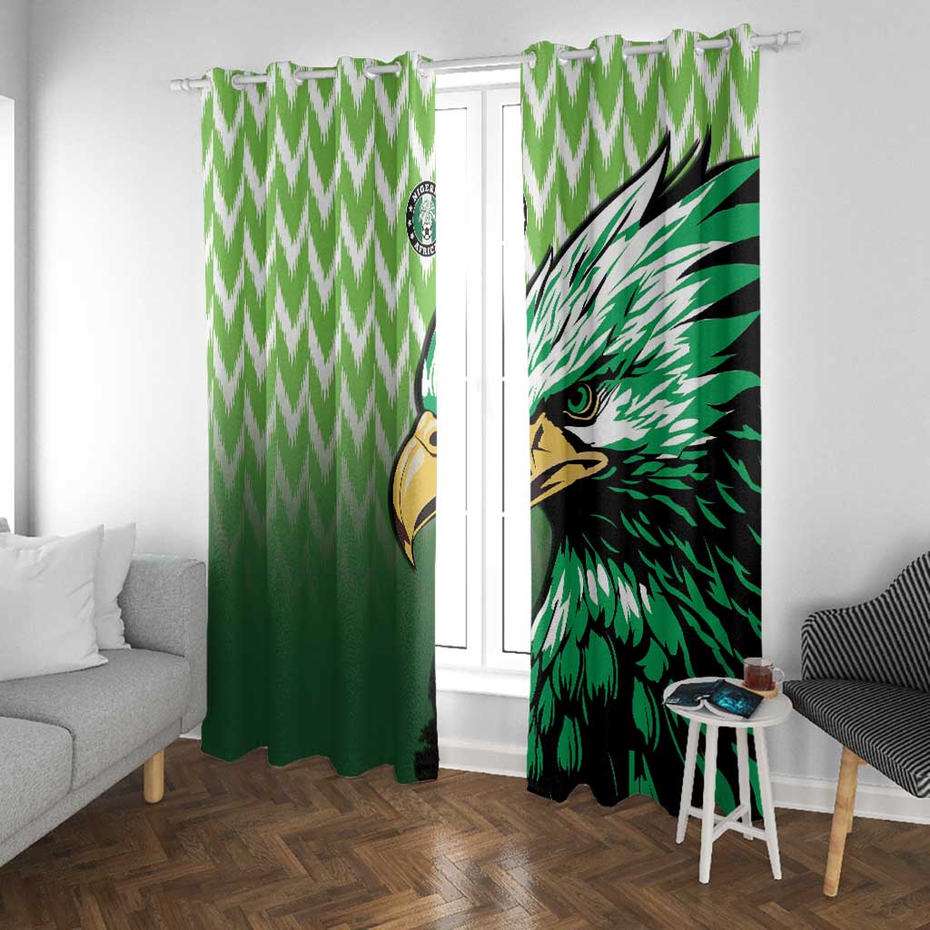 Nigeria Football Window Curtain The Super Eagles Rise