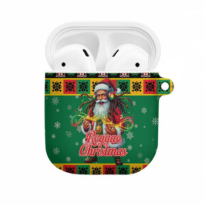 Afro-Jamaicans Christmas AirPods Case Reggae Santa with Dreadlocks Design