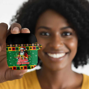 Afro-Jamaicans Christmas AirPods Case Reggae Santa with Dreadlocks Design
