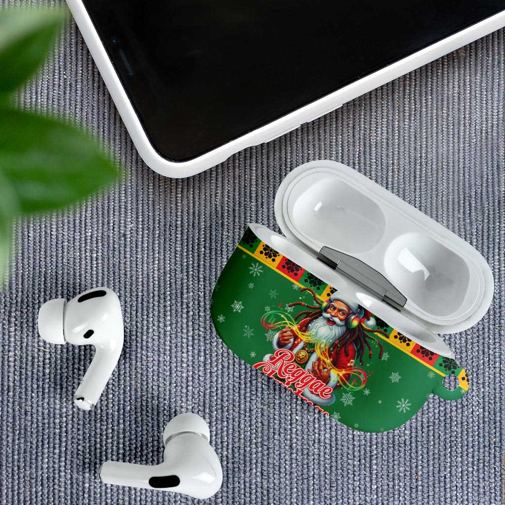 Afro-Jamaicans Christmas AirPods Case Reggae Santa with Dreadlocks Design