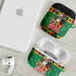 Afro-Jamaicans Christmas AirPods Case Reggae Santa with Dreadlocks Design