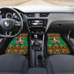 Afro-Jamaicans Christmas Car Mats Reggae Santa with Dreadlocks Design - African Pride
