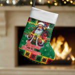 Afro-Jamaicans Christmas Stocking Reggae Santa with Dreadlocks Design - African Pride