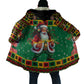 Afro-Jamaicans Christmas Cloak Reggae Santa with Dreadlocks Design