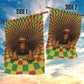 Afro-Jamaicans Reggae Lion Garden Flag Reggae Optical 3D Illusion - African Pride