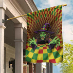 Afro-Jamaicans Reggae Witch Garden Flag Reggae Optical 3D Illusion - African Pride