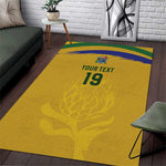 Custom South Africa Football Area Rug Road To Champions Dream - African Pride