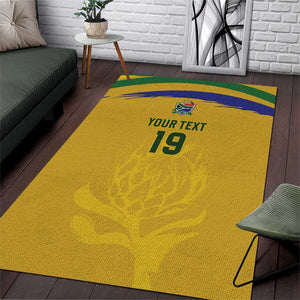 Custom South Africa Football Area Rug Road To Champions Dream - African Pride
