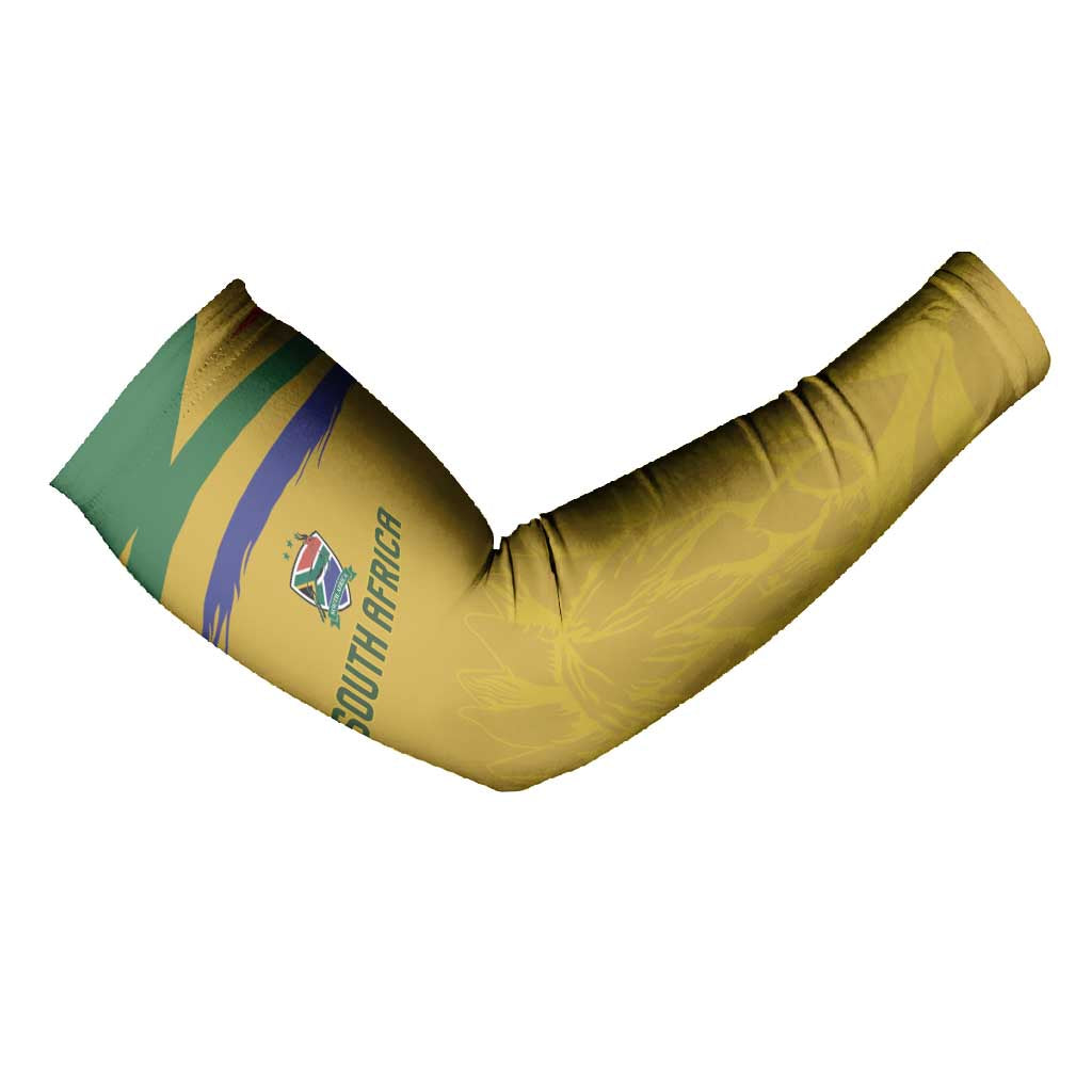 Custom South Africa Football Arm Sleeves Road To Champions Dream - African Pride
