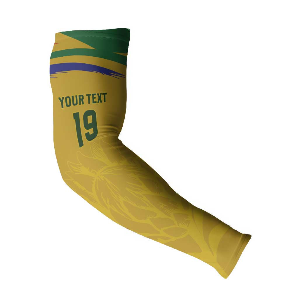 Custom South Africa Football Arm Sleeves Road To Champions Dream - African Pride