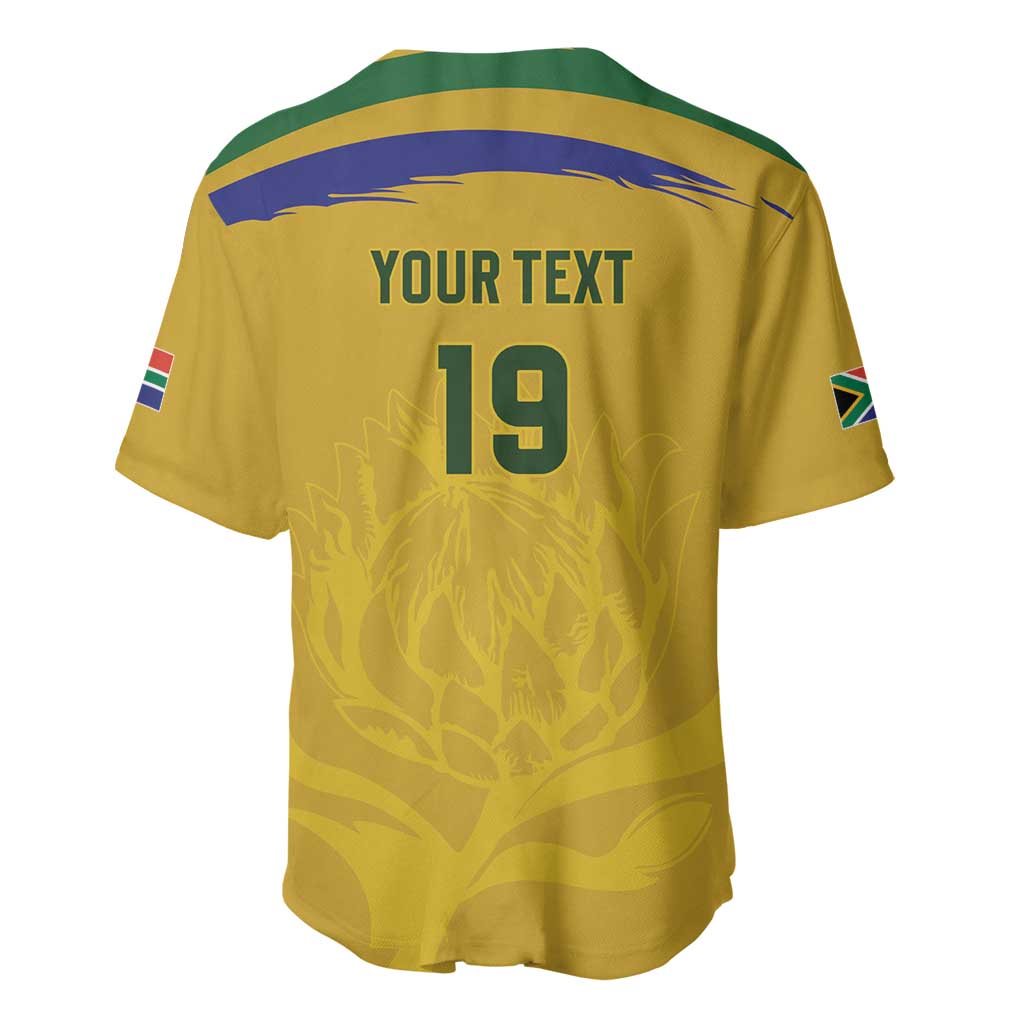 Custom South Africa Football Baseball Jersey Road To Champions Dream LT19
