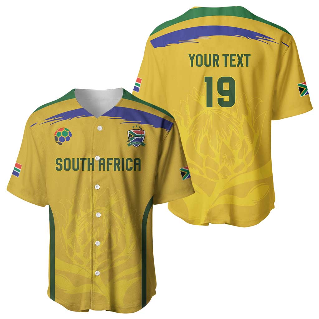 Custom South Africa Football Baseball Jersey Road To Champions Dream LT19