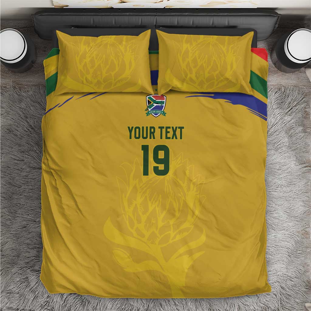 Custom South Africa Football Bedding Set Road To Champions Dream - African Pride