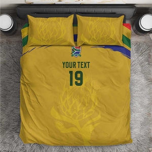 Custom South Africa Football Bedding Set Road To Champions Dream - African Pride