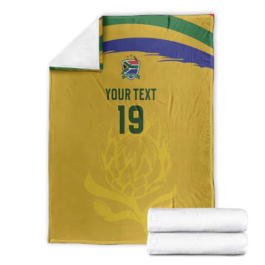 Custom South Africa Football Blanket Road To Champions Dream - African Pride