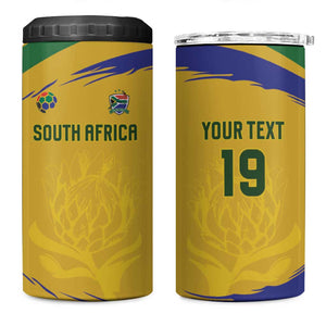 Custom South Africa Football 4 in 1 Can Cooler Tumbler Road To Champions Dream - African Pride