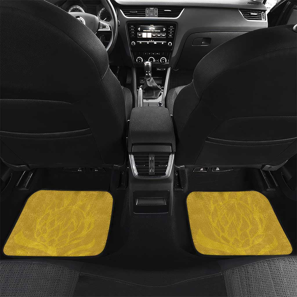 Custom South Africa Football Car Mats Road To Champions Dream - African Pride