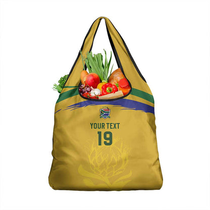Custom South Africa Football Grocery Bag Road To Champions Dream - African Pride