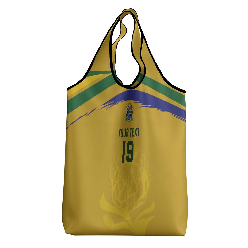 Custom South Africa Football Grocery Bag Road To Champions Dream - African Pride