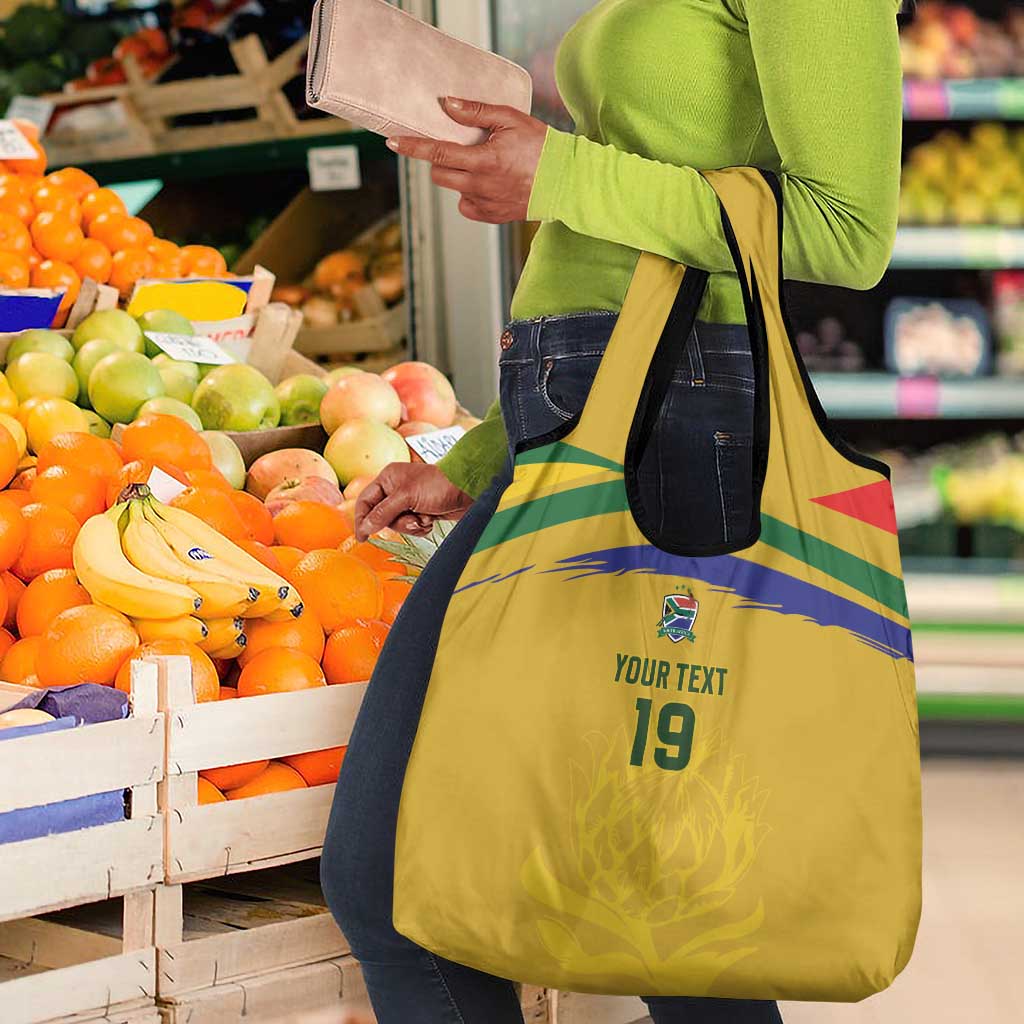 Custom South Africa Football Grocery Bag Road To Champions Dream - African Pride