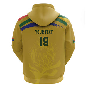 Custom South Africa Football Hoodie Road To Champions Dream - African Pride