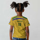 Custom South Africa Football Kid T shirt Road To Champions Dream LT19