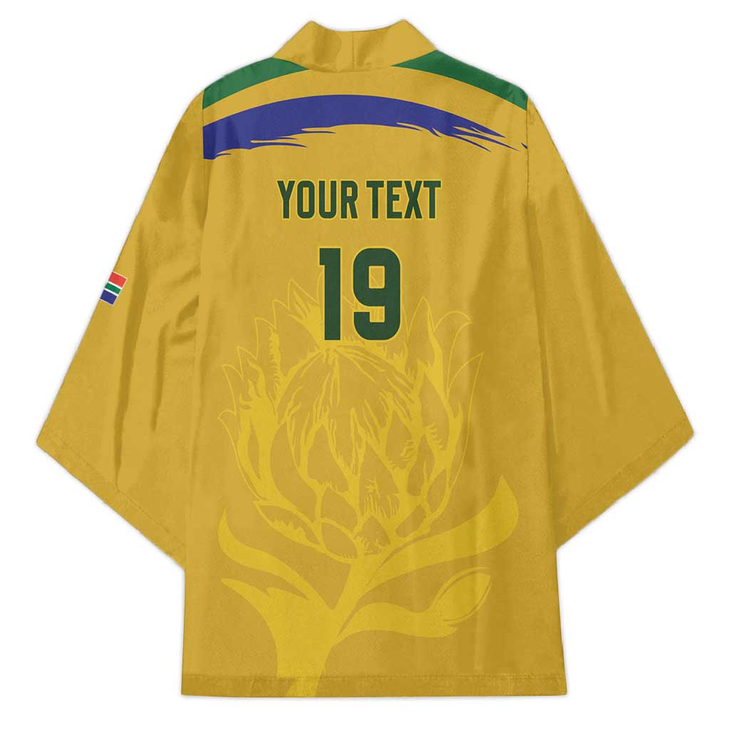Custom South Africa Football Kimono Road To Champions Dream - African Pride
