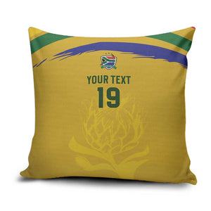 Custom South Africa Football Pillow Cover Road To Champions Dream - African Pride