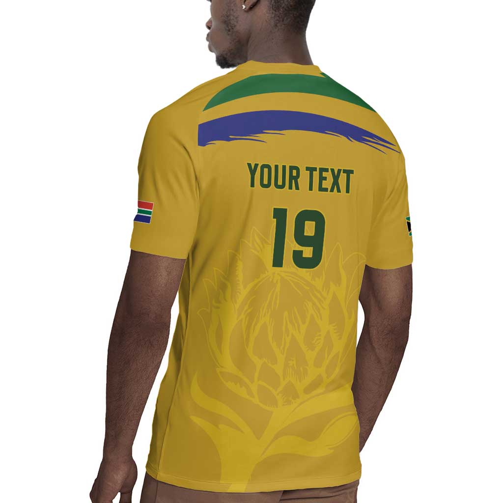 Custom South Africa Football Rugby Jersey Road To Champions Dream LT19
