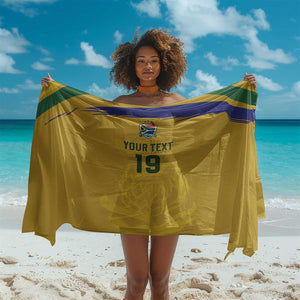 Custom South Africa Football Sarong Road To Champions Dream - African Pride