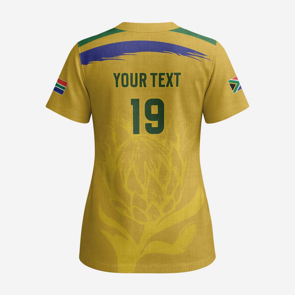 Custom South Africa Football Scrub Top Road To Champions Dream - African Pride