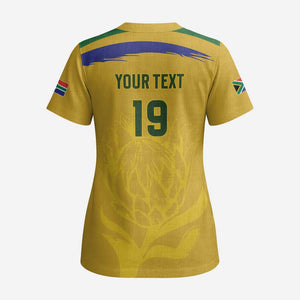 Custom South Africa Football Scrub Top Road To Champions Dream - African Pride