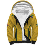 Custom South Africa Football Sherpa Hoodie Road To Champions Dream - African Pride