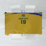 Custom South Africa Football Tablecloth Road To Champions Dream - African Pride