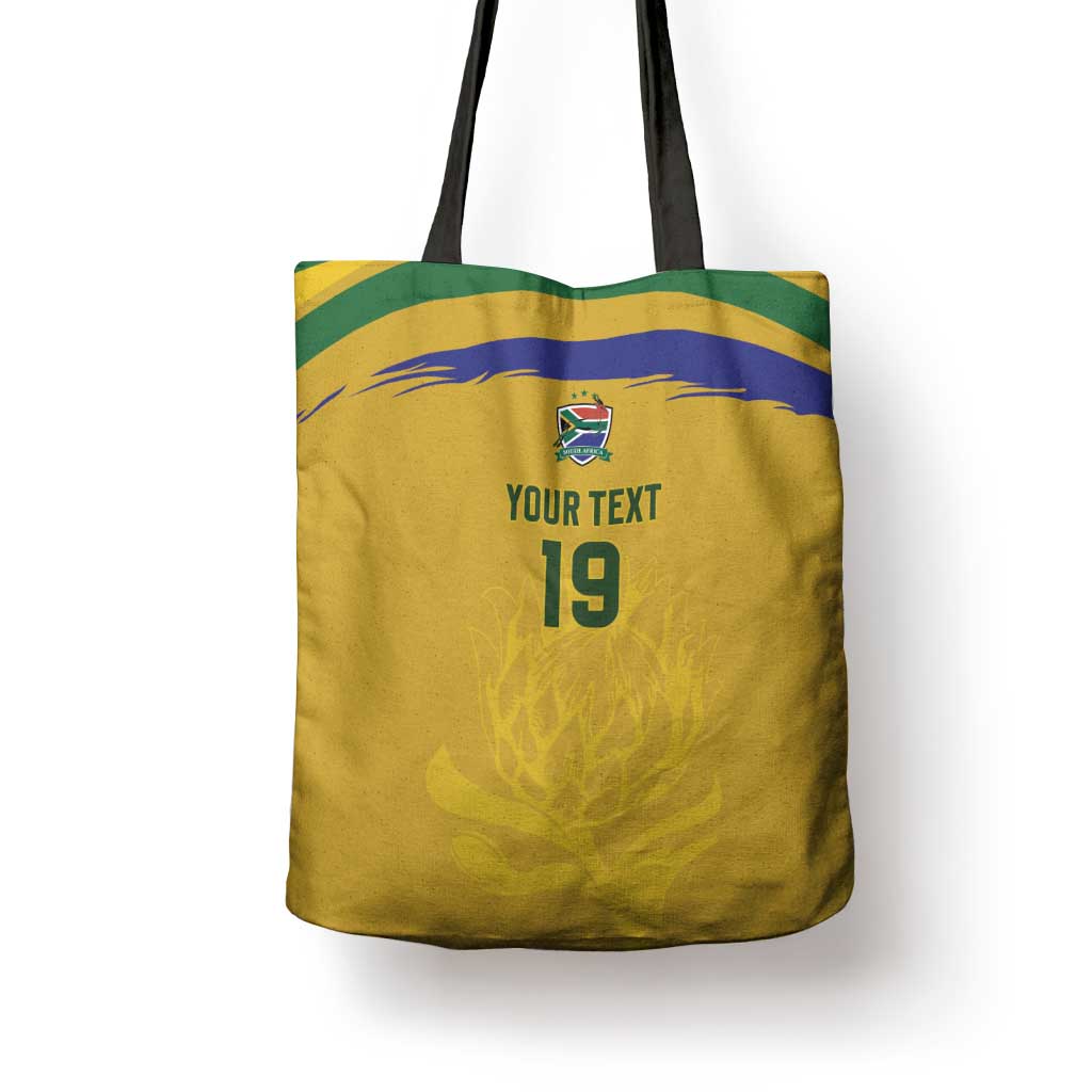 Custom South Africa Football Tote Bag Road To Champions Dream - African Pride