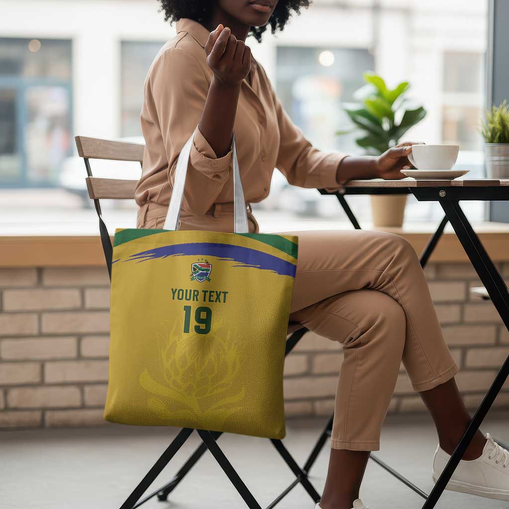 Custom South Africa Football Tote Bag Road To Champions Dream - African Pride