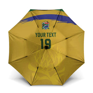 Custom South Africa Football Umbrella Road To Champions Dream - African Pride